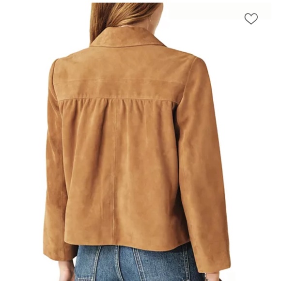 Ba&Sh Suede Collared Jacket Nwt size S - Picture 2 of 5